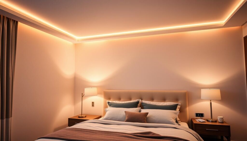 illuminazione smart camera da letto